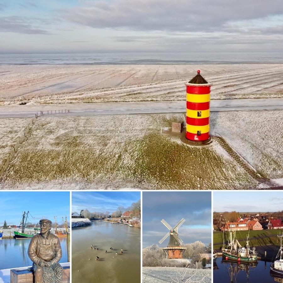 Oltmanns Ferienhaus Bummert Am Hafen Greetsiel Extérieur photo
