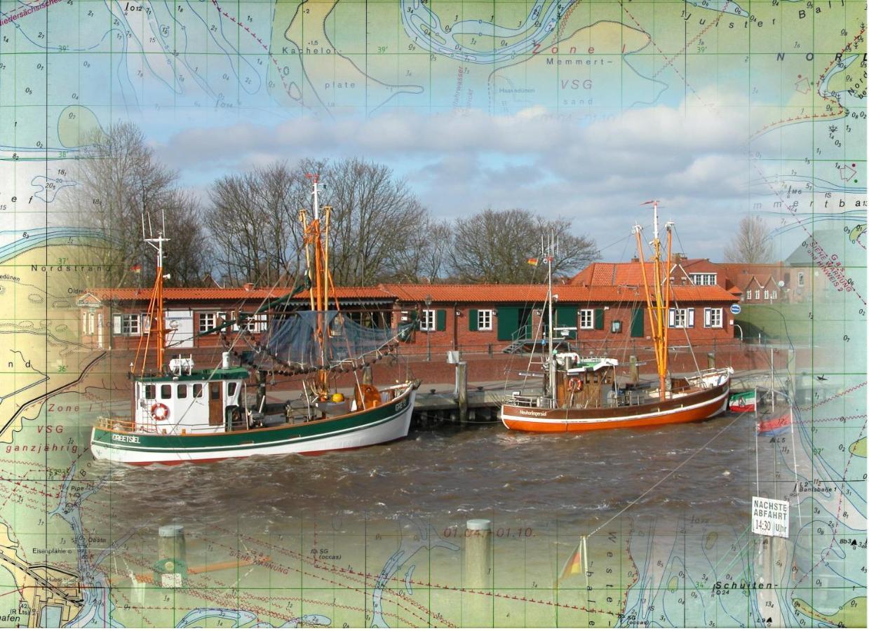 Oltmanns Ferienhaus Bummert Am Hafen Greetsiel Extérieur photo